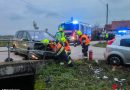 Oö: Mutter bei Kreuzungsunfall in Alkoven verletzt, Kinder unverletzt