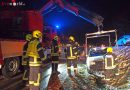 Nö: Fahrzeug in Waidhofen an der Thaya in Graben geschleudert