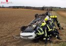 Nö: Bergungseinsatz nach Pkw-Unfall und Aufzugsbefreiung in Waidhofen an der Thaya