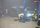 Nö: Brandeinsatzübung in Autohaus in Waidhofen an der Thaya