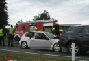 Oö: Schonende Rettung durch Feuerwehr nach Verkehrsunfall in Walding