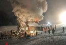 Schweiz: Großeinsatz bei Wohnhausbrand in Wald