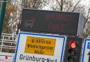 Oö: Rauchender Lkw-Reifen im Grünburg-Tunnel setzt 13 Feuerwehren in Bewegung