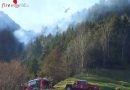 Schweiz: Kinder zündelten: Hubschrauberunterstützung bei Waldbrand bei Prassurny