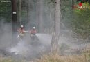 Deutschland: Feuerwehr Weingarten löscht Flächenbrand im Weingartner Wald