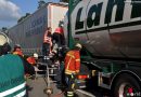 Deutschland: Brummi-Lenker auf BAB 5 eingeklemmt → mehrere Rettungssätze für Personenrettung eingesetzt