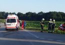 Nö: Feuerwehrmann als Ersthelfer bei Verkehrsunfall mit drei Fahrzeugen in Weistrach