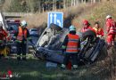 Oö: Schwerer Verkehrsunfall mit eingeklemmter Person auf der Innkreisautobahn bei Wels