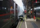 Oö: Brand an einem Railjet-Waggon am Welser Hauptbahnhof