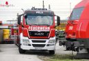 Oö: Gefahrstoffaustritt aus Güterzug in Wels erfordert Einsatz der Feuerwehr