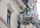 Oö: Fassadenteile eines Hauses in Wels-Innenstadt abgestürzt