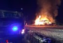 Stmk: Fünf Wehren bei brennendem Wirtschaftsgebäude in Wettmannstätten