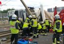 Wien: Lkw-Lenker nach Unfall auf A23 massiv eingeklemmt