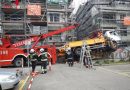 Wien: Betonpumpe drohte umzustürzen