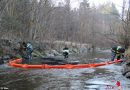 Stmk: Fünf Feuerwehren bei Ölaustritt auf Gewässer in Wies im Einsatz