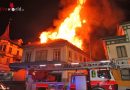 Schweiz: Ausgedehner Brand bei Mehrfamilienhaus in Wil