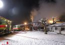Schweiz: Hoher Schaden und schwieriger Einsatz bei Feuer in Restaurant in Wila