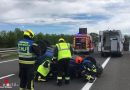 Nö: Pkw-Überschlag auf der Autobahn A3 für die Feuerwehr Wiener Neudorf