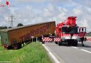 Nö: Schwierige Sattelschlepper-Bergung auf der Südautobahn bei Wr. Neudorf