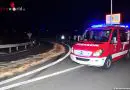 Nö: Nächtlicher Verkehrsunfall mit kilometerlanger Dieselspur in Wiener Neudorf