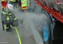 Nö: Bremsanlagendefekt sorgte für Lkw-Brand-Alarm auf der A2 in Wiener Neudorf