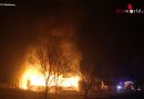 Ktn: Nächtlicher Wirtschaftsgebäudegroßbrand in Wolfsberg