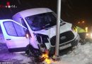 Nö: Erster Schnee, erste Fahrzeugbergung in Wiener Neustadt