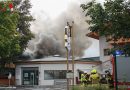 Sbg: Alarmstufe II bei Feuer in Autowerkstätte in Zell am See