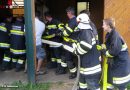 Ktn: Feuerwehr Zweikirchen hilft erschöpftem Pferd wieder auf die Beine