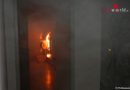 Oö: Wäschetrockner in einem Keller in Brand