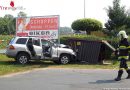 Stmk: Stromausfall nach Verkehrsunfall -> Geländewagen gegen Transformator