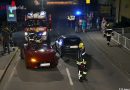 Oö: Hoher Sachschaden bei Unfall mit Sportwagen auf der Prambrücke