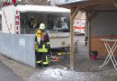 Deutschland: Brennende Gasflasche und Küchenbrand in Augsburg