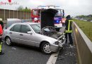 D: Drei Verletzte bei Verkehrsunfall auf der Autobahn A8