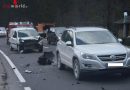 Oö: Einsatz nach Auffahrunfall mit drei Fahrzeugen
