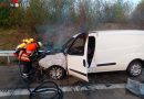 D: Fahrzeugbrand auf der A7 – Insassen bleiben unverletzt
