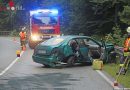 D: Drei leicht Verletzte bei Verkehrsunfall am Unfallschwerpunkt Antoniberg