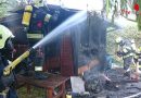 Stmk: Gasflasche aus brennender Gartenhütte geborgen