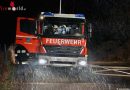 Nö: Grünschnitthaufen in Brand geraten