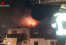 Oö: Zehn Feuerwehren bei Brand in einer Doppelhaushälfte im Einsatz
