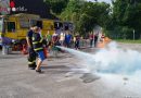 Oö: Aktiongeladene Brandschutzerziehung an der Neuen-Musikmittelschule Pichl