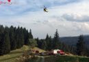 Stmk: Feuerwehr unterstützt Flugrettung bei Forstunfall