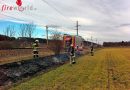 Nö: Bahndammbrand an mehreren Stellen der Südbahn