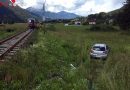 Ktn: Zug rammte Pkw auf unbeschranktem Bahnübergang