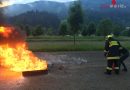 Oö: Gemeindemitarbeiter im Umgang mit Feuerlöschern geschult