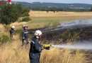 Nö: Wind erschwert Löscharbeiten bei Flurbrand