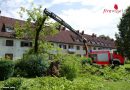 Stmk: Aufräumarbeiten nach Unwetternacht & Menschenrettung bei Zimmerbrand