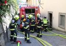 Oö: Brand in einem Aufzugstriebwerkraums