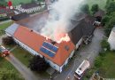 Nö: Großeinsatz bei Brand in Vierkanthof