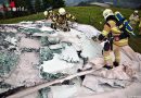 Kitzbühel (T): Brand eines „Schneedepots“ am Kitzbühler Hahnenkamm